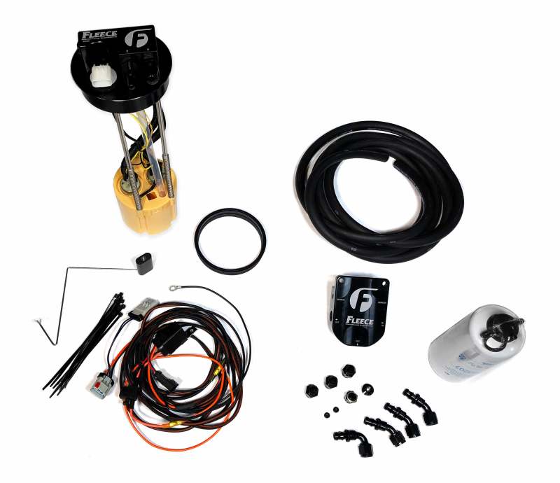 Fleece Performance 98.5-02 Dodge Cummins Fuel System Upgrade Kit w/ PowerFlo Lift Pump Fuel Pump Hangers Fleece Performance
