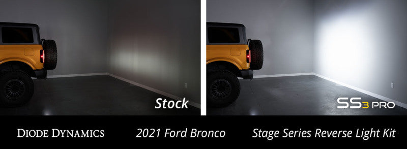 Diode Dynamics 21-22 Ford Bronco C1 Pro Stage Series Reverse Light Kit Light Accessories and Wiring Diode Dynamics