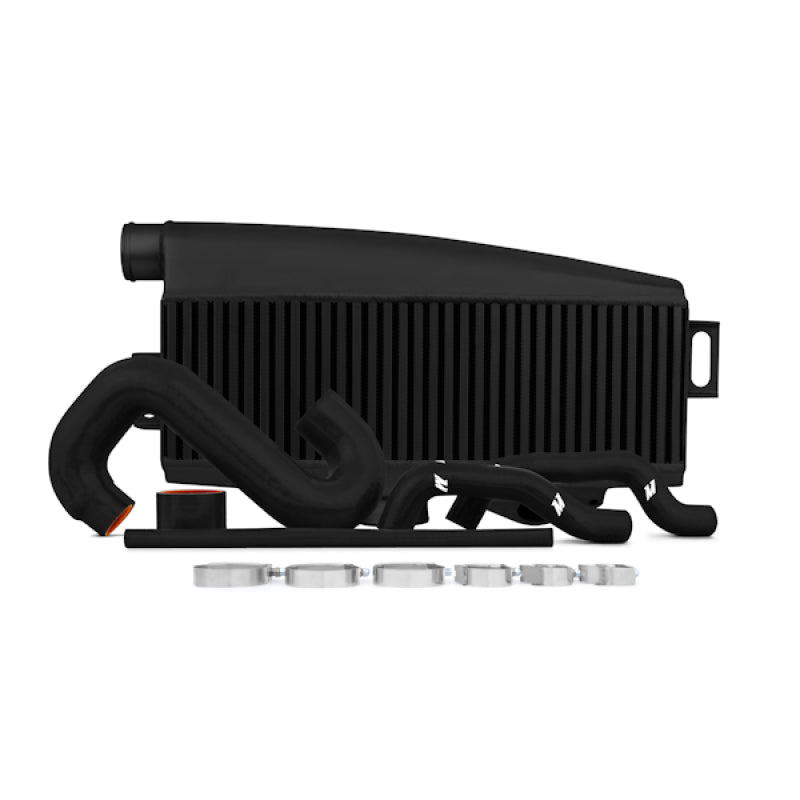 Mishimoto Subaru 02-07 WRX/04-07 STi Top-Mount Intercooler Kit - Powder Coated Black & Black Hoses Intercoolers Mishimoto