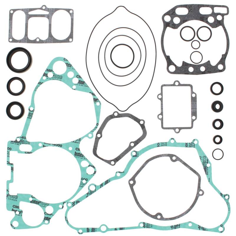 Vertex Gaskets 96-98 Suzuki RM250 Complete Gasket Kit w/ Oil Seals Engine Hardware Vertex Pistons
