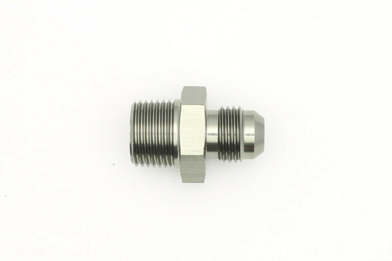 DeatschWerks 6AN Male Flare To 3/8in. Male NPT Adapter Fittings DeatschWerks