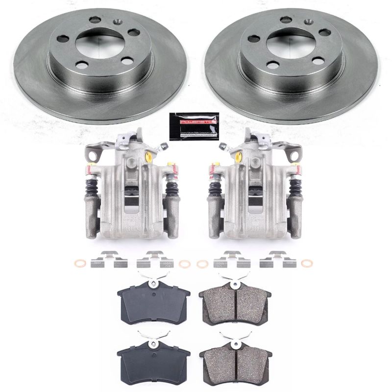 Power Stop 98-99 Volkswagen Beetle Rear Autospecialty Brake Kit w/Calipers Brake Kits - OE PowerStop