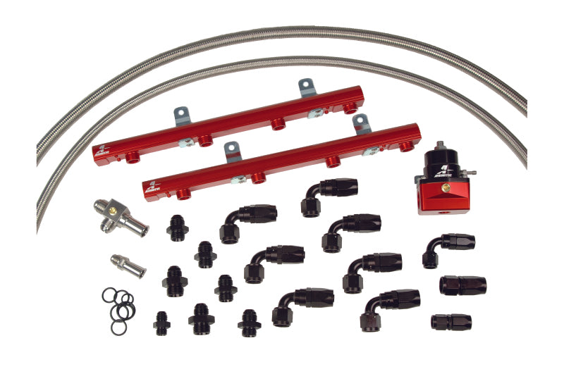 Aeromotive 99-04 Ford 5.4L Lightning and Harley 1/2 Ton Truck Billet Fuel Rail System Fuel Rails Aeromotive