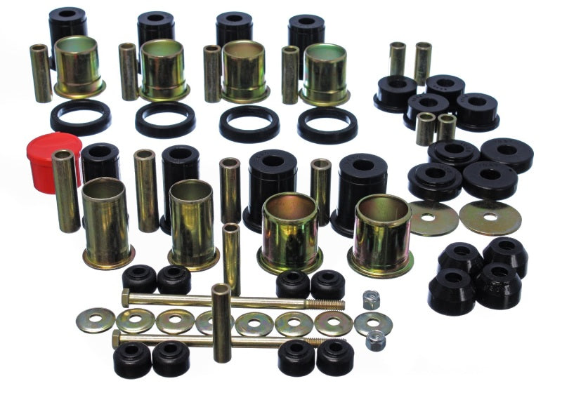 Energy Suspension 89-92 Chevrolet Camaro Black Hyper-flex Master Bushing Set Bushings - Full Vehicle Kits Energy Suspension