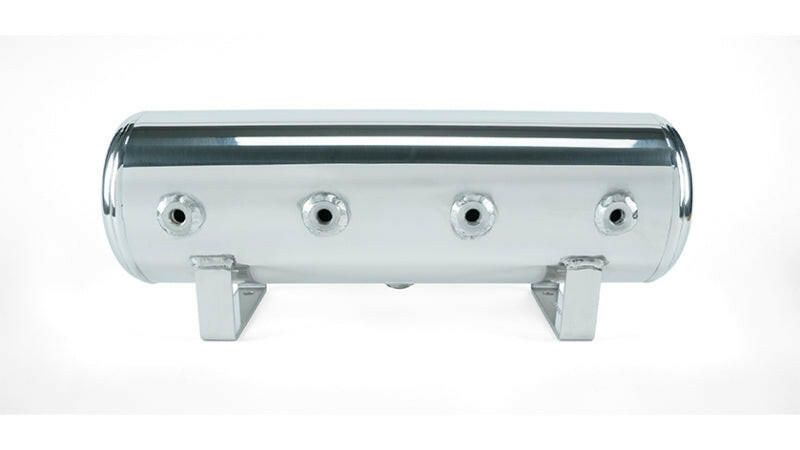 Air Lift 2.5 Gal. Polished Tank w/ Viair 444b Blk Compressor (Incl. Fittings & Mounting Hardware) Air Compressors Air Lift