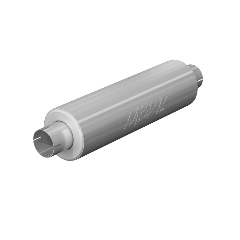 MBRP Universal muffler 3in Inlet/Outlet 26in Length T409 SS *Mild Tone* (NO DROPSHIP) Steel Tubing MBRP