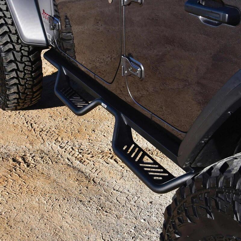 Westin 18-22 Jeep Wrangler JL Unlimited Outlaw Nerf Step Bars Nerf Bars Westin