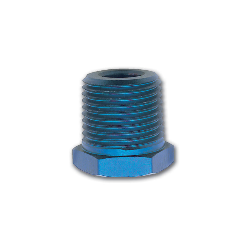 Russell Performance 3/8in Male to 1/8in Female Pipe Bushing Reducer (Blue) Fittings Russell