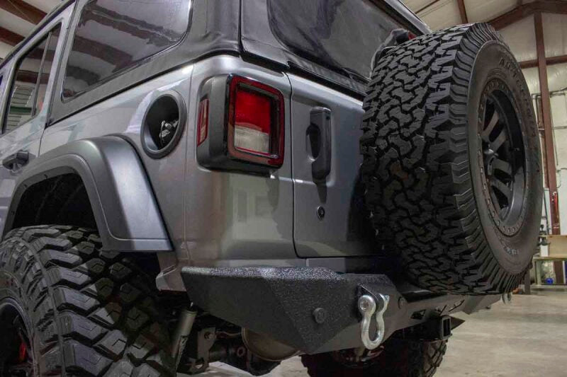 Fishbone Offroad 2018+ Jeep Wrangler JL Mako Rear Bumper Bumpers - Steel Fishbone Offroad