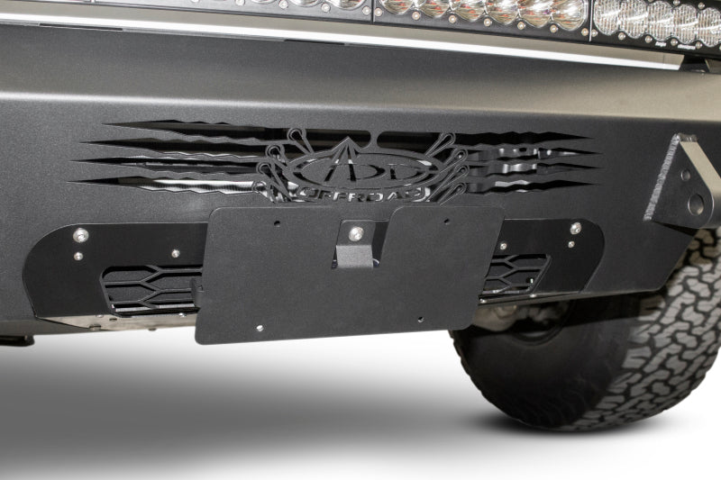 Addictive Desert Designs 17-18 Ford F-150 Raptor Front License Plate Bracket Brackets Addictive Desert Designs