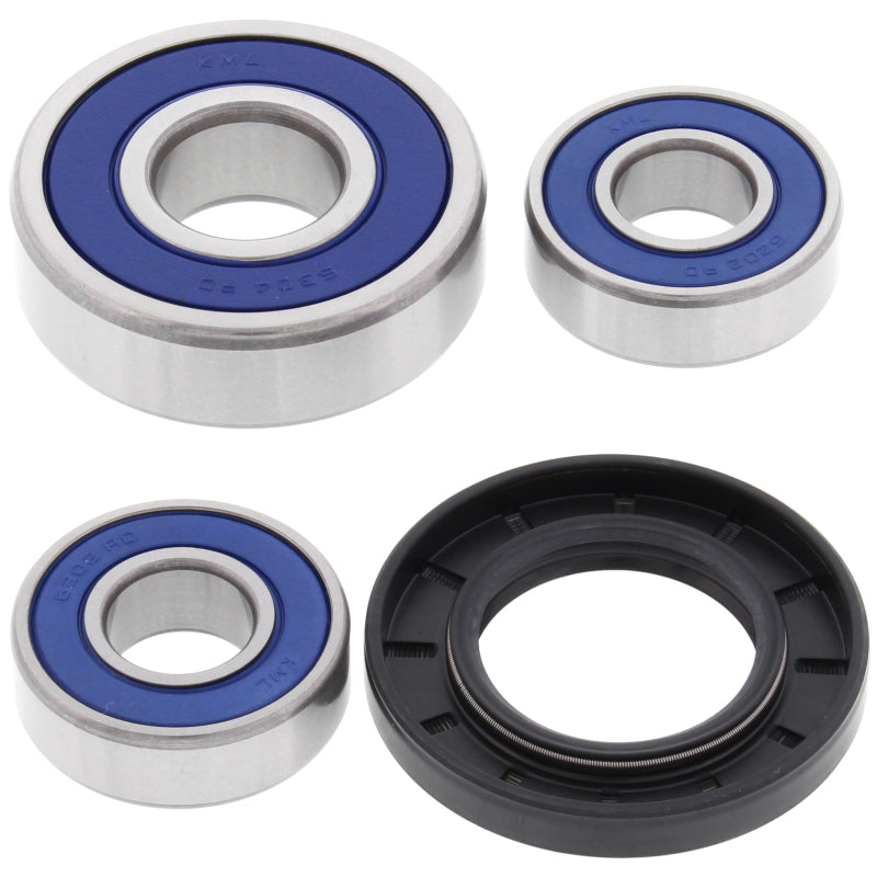 All Balls Racing 95-23 Yamaha XV250 Wheel Bearing Kit Rear Wheel Bearings All Balls Racing