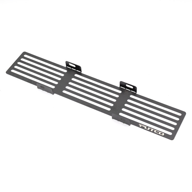 Putco 23-24 Ford F250/F350 Super Duty Bar Design Bumper Grille Inserts - Black Powdercoated Grilles Putco