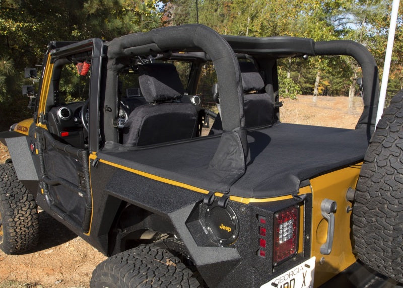 Rugged Ridge Tonneau Cover 07-18 Jeep Wrangler JK 2 Door Tonneau Covers - Hard Fold Rugged Ridge