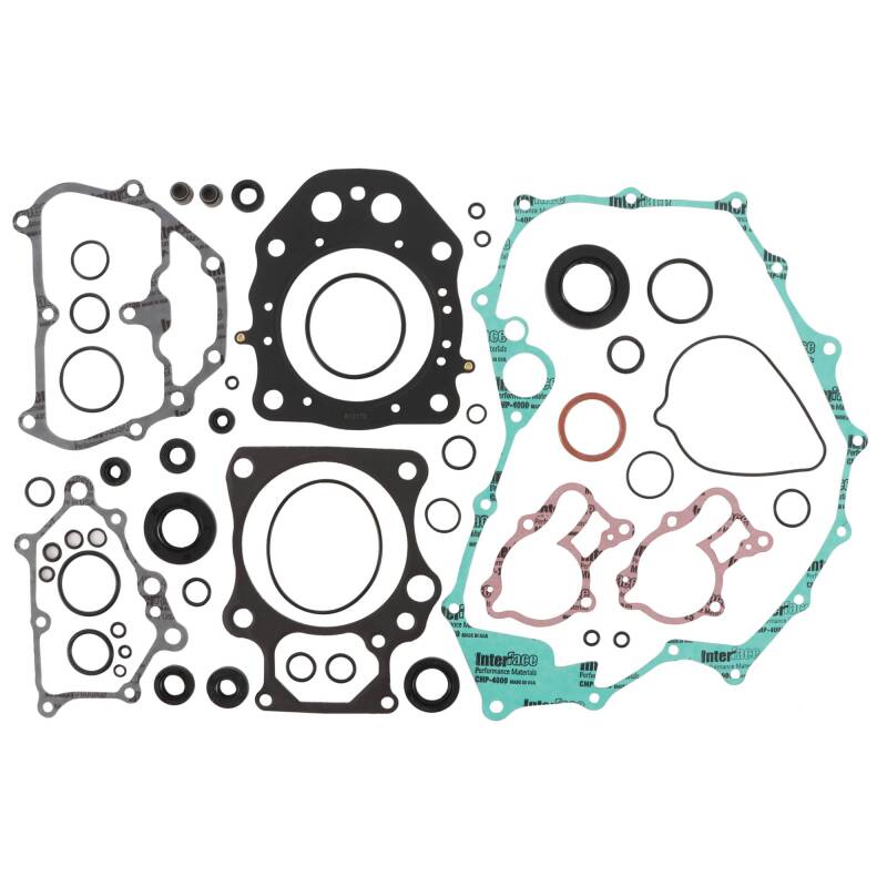 Vertex Gaskets 15-19 Honda TRX500FA Complete Gasket Kit w/ Oil Seals Engine Hardware Vertex Pistons