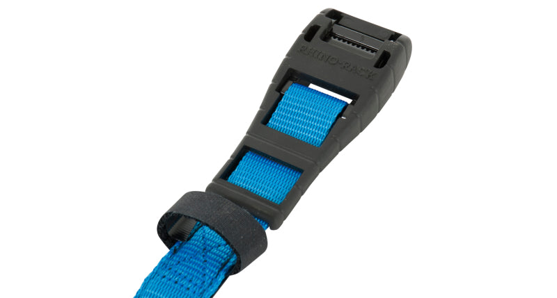 Rhino-Rack Rapid Tie Down Straps w/Buckle Protector - 5.5m/18ft - Pair - Blue Cargo Tie-Downs Rhino-Rack