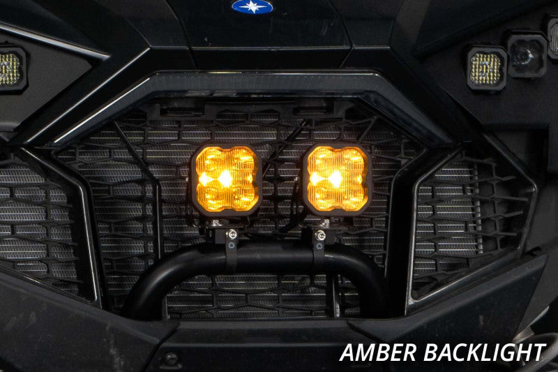 Diode Dynamics SS3 LED Bumper 1 3/4 In Roll Bar Kit Sport - Yellow Combo (Pair) Light Accessories and Wiring Diode Dynamics