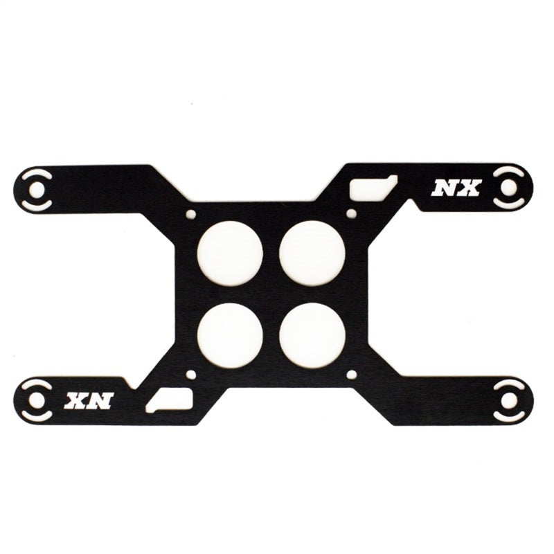 Nitrous Express Carb Plate Solenoid Bracket for Dominator (4 Solenoid) Brackets Nitrous Express