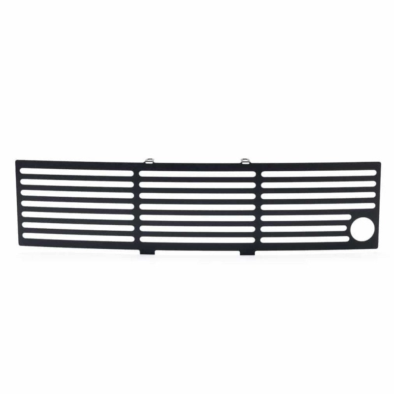 Putco 11-14 Ford F-150 - EcoBoost Bumper Grille Inserts - SS - Black Bar w/ Heater Plug Opening Grilles Putco