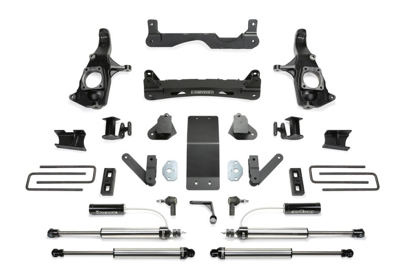Fabtech 11-19 GM 2500HD 2WD/4WD 4in Basic Sys w/Dlss Resi Shks Lift Kits Fabtech