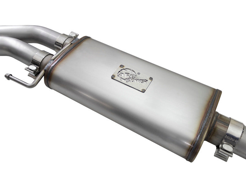 aFe Rebel Exhausts 3in SS Cat-Back 15-16 Ford F-150 EcoBoost V6 2.7/3.5L V8 5.0L w/ Polished Tips Catback aFe