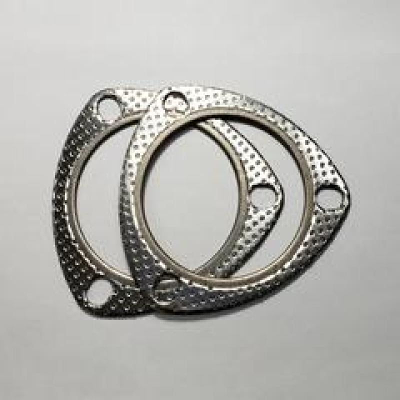 Ticon Industries 3.0in 3-Bolt MLS Gasket - 2pk Exhaust Gaskets Ticon