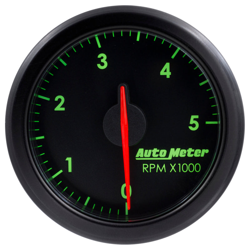 Autometer Airdrive 2-1/6in Tachometer Gauge 0-5K RPM - Black Gauges AutoMeter