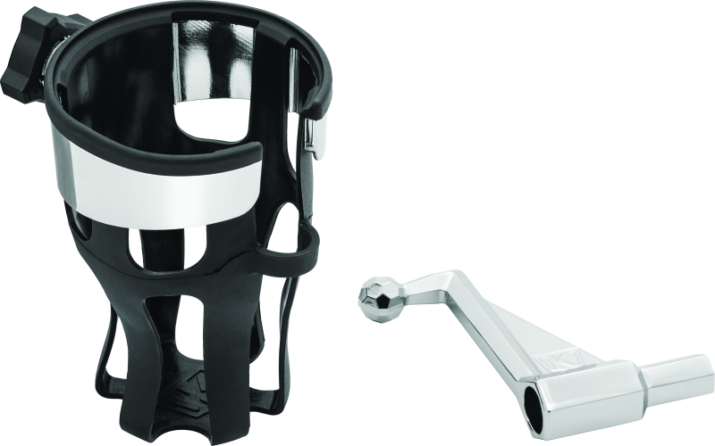 Kuryakyn Reflex Drink Holder 01-17 GL1800 Passenger Mount Chrome Cup Holders Kuryakyn