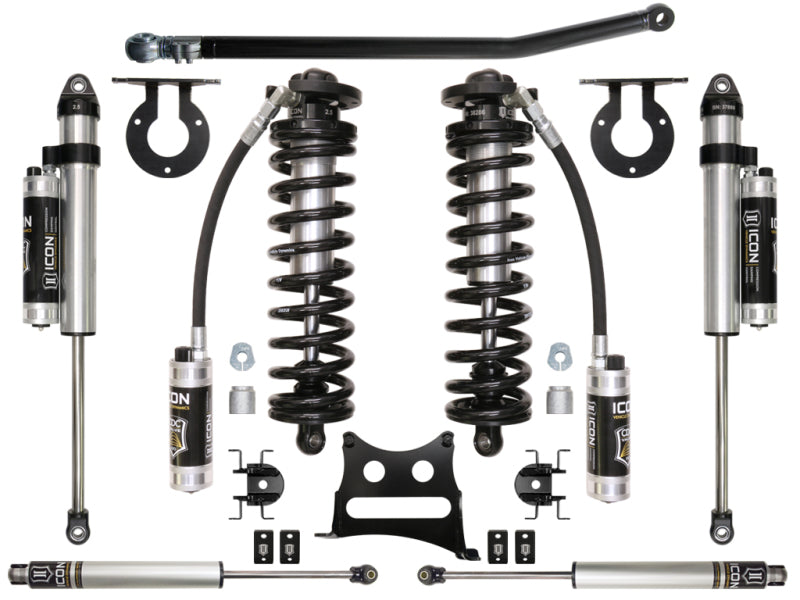 ICON 05-16 Ford F-250/F-350 2.5-3in Stage 4 Coilover Conversion System Coilover Components ICON