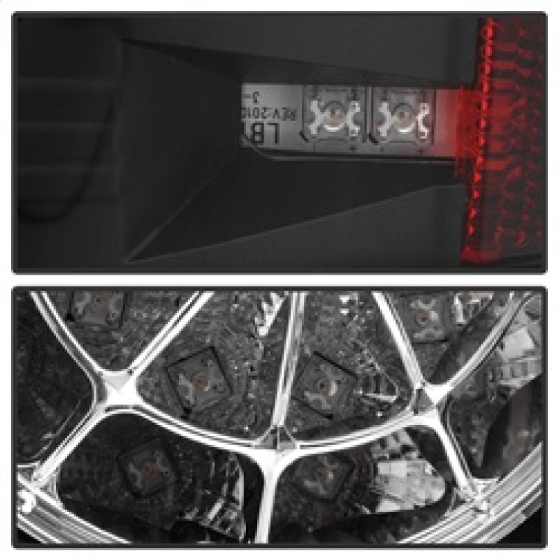 Spyder Toyota Tundra 07-13 LED Tail lights Black ALT-YD-TTU07-LED-BK Tail Lights SPYDER