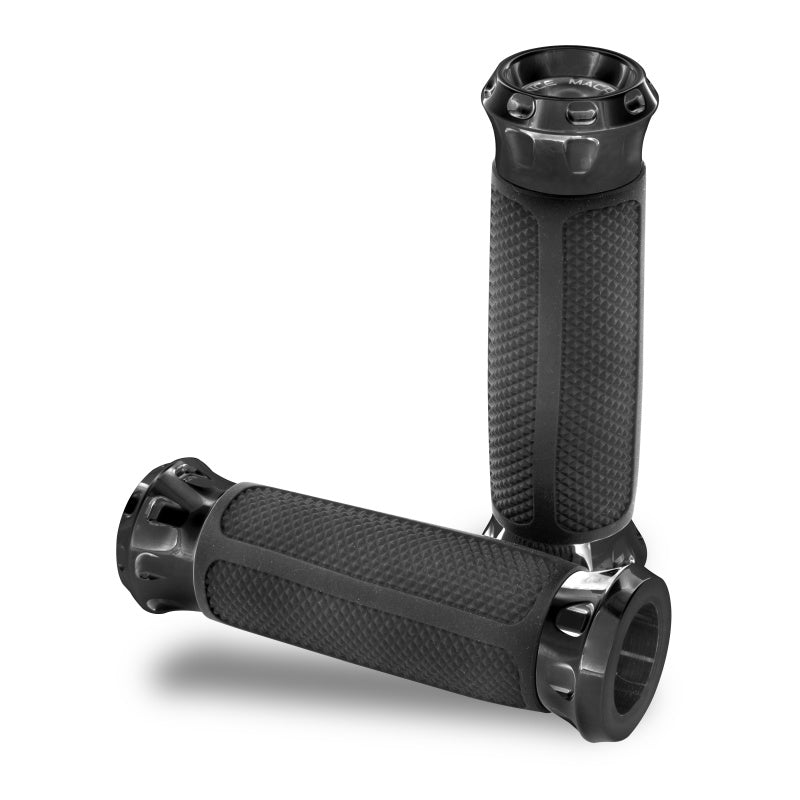 Performance Machine Overdrive Grip Set - Black Ano Grips Performance Machine
