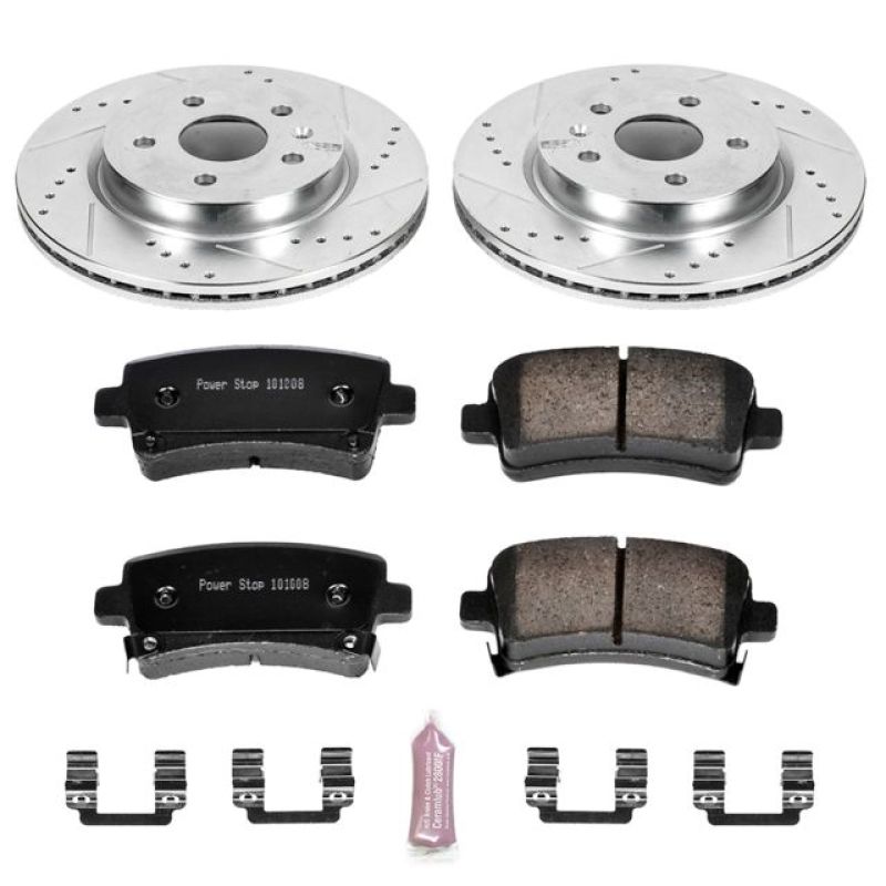 Power Stop 2010 Buick Allure Rear Z23 Evolution Sport Brake Kit Brake Kits - Performance D&S PowerStop