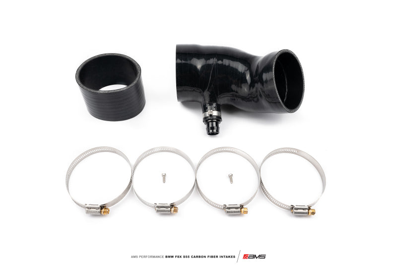 AMS Performance 15-18 BMW M3 / 15-20 BMW M4 w/ S55 3.0L Turbo Engine Carbon Fiber Intake Short Ram Air Intakes AMS