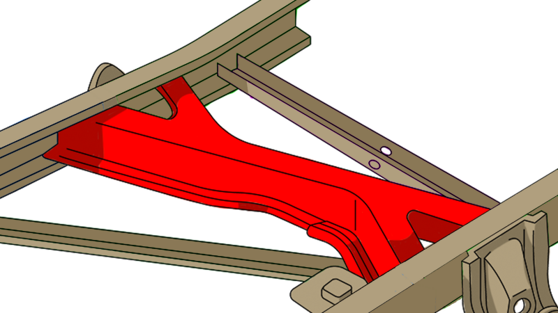 Rust Buster 1988-1998 Chevy/GMC C/K 1500 & 2500 Spare Tire Crossmember Crossmembers RustBuster