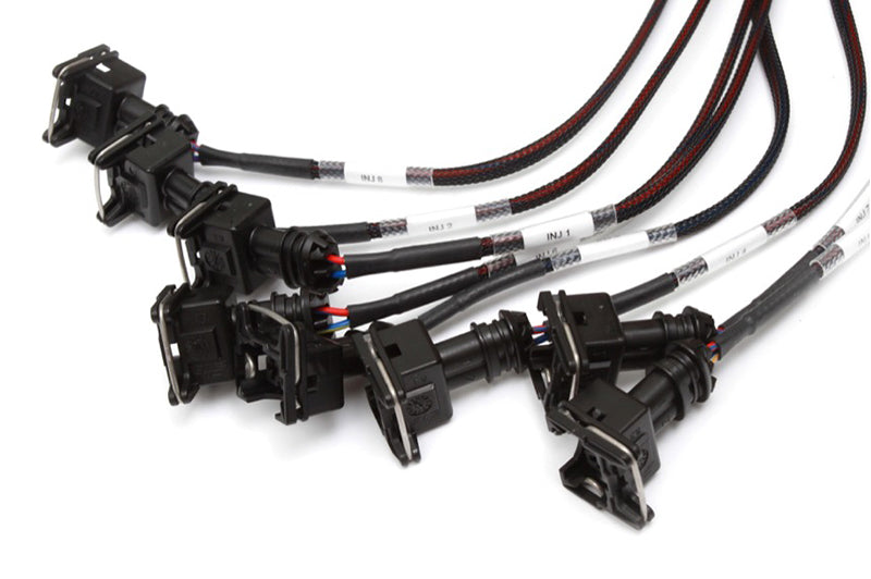 Haltech V8 Big/Small Block GM/Ford/Chrysler Elite 2000/2500 Terminated Harness w/EV1 Inj Connectors Wiring Harnesses Haltech