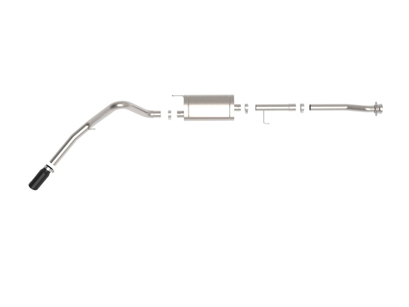 aFe Apollo GT 3in 409 SS Cat-Back Exhaust 2021 Ford F-150 V6 2.7L/3.5L (tt)/V8 5.0L w/ Black Tips Catback aFe