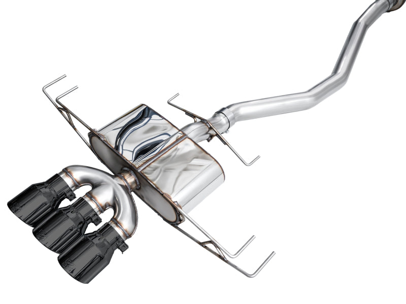 AWE Tuning 2024 Acura Integra Type S DE5 FWD Touring Edition Exhaust w/ Triple Diamond Black Tips Catback AWE Tuning