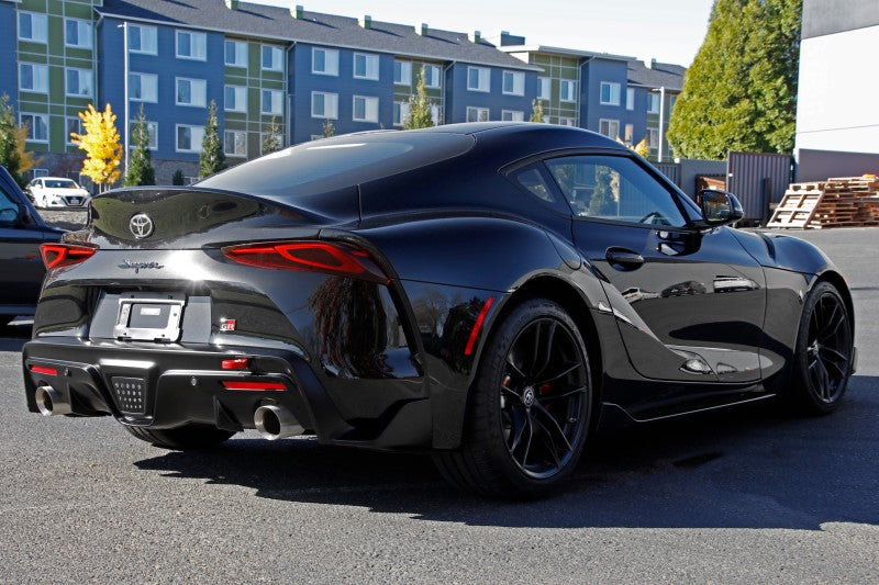 PERRIN 20-25 Toyota Supra Tow Hook Kit (Rear) - Red Tow Hooks Perrin Performance