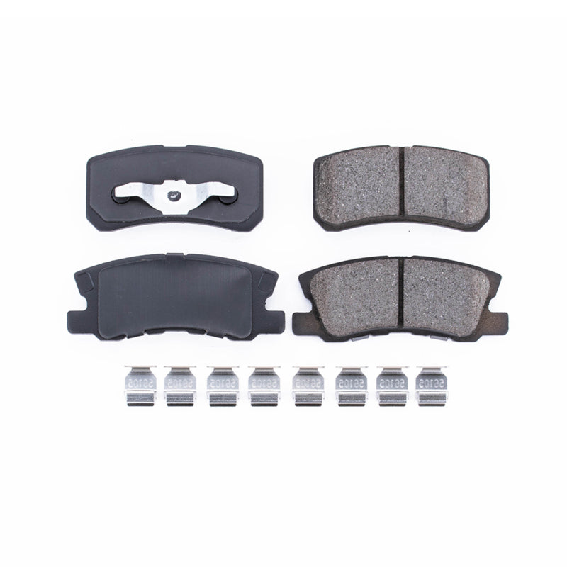 Power Stop 11-14 Chrysler 200 Rear Z17 Evolution Ceramic Brake Pads w/Hardware Brake Pads - OE PowerStop
