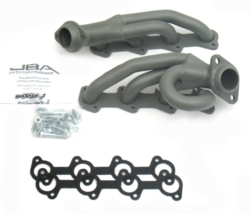 JBA 04-08 Ford F-150 4.6L 2V 1-1/2in Primary Ti Ctd Cat4Ward Header Headers & Manifolds JBA