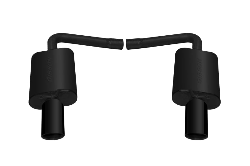 Gibson 15-18 Ford Explorer Base 3.5L 2.25in Axle-Back Dual Exhaust - Black Elite Axle Back Gibson