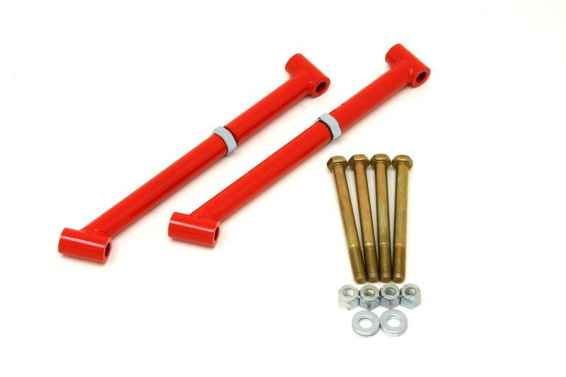 BMR 64-67 A-Body Control Arm Reinforcement Braces - Red Control Arms BMR Suspension