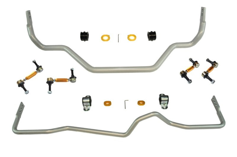 Whiteline 03-08 Nissan 350Z / Infinti G35 Front and Rear Swaybar Assembly Kit Sway Bars Whiteline