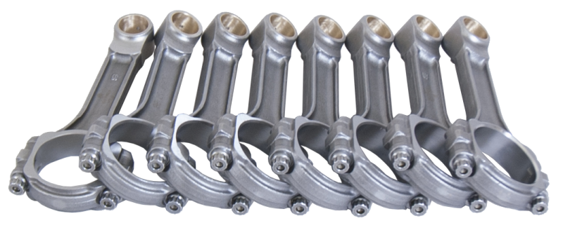 Eagle Chevrolet Small Block 5140 I-Beam Connecting Rod 6.250in w/ 3/8in ARP 8740 (Set of 8) Connecting Rods - 8Cyl Eagle