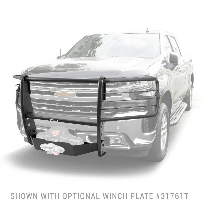 Go Rhino 19-20 Chevrolet Silverado 1500 3000 Extreme Series StepGuard - Textured Black Grille Guards Go Rhino