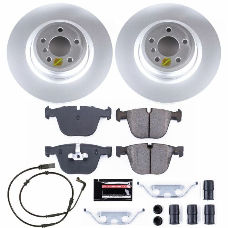 Power Stop 09-10 BMW 750i Rear Z23 Evolution Sport Coated Brake Kit Brake Kits - Performance D&S PowerStop