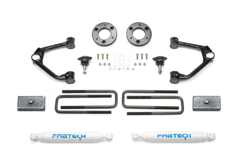 Fabtech 19-20 GM K1500 P/U w/Trail Boss/At4 Pkg 1.5in Budget Sys w/Perf Shks Lift Kits Fabtech