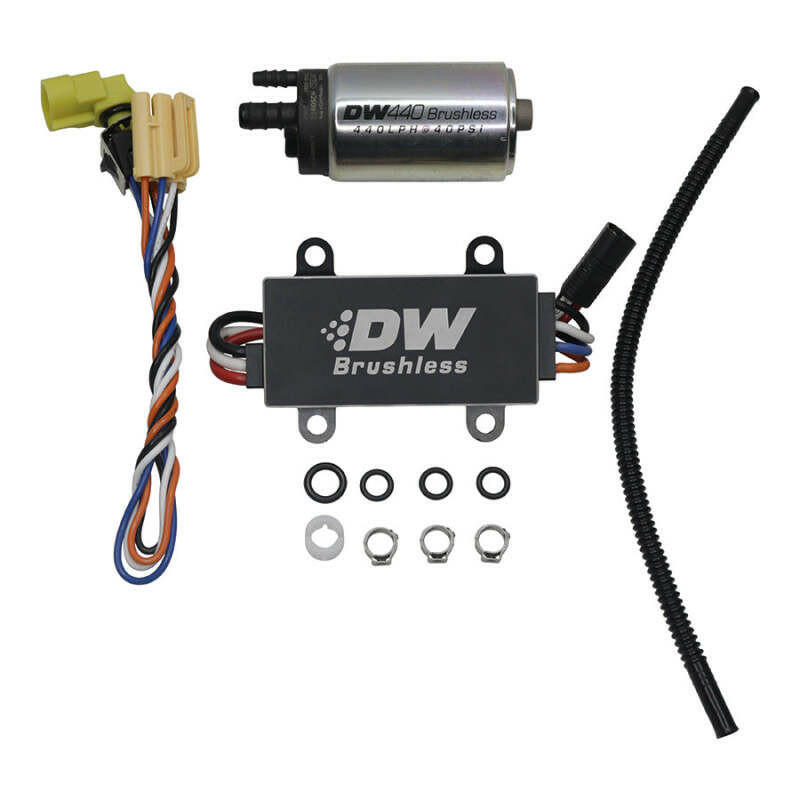 DeatschWerks DW440 440lph Brushless Fuel Pump w/+C102 Controller w/ Install Kit 14-19 Chevy Corvette Fuel Pumps DeatschWerks