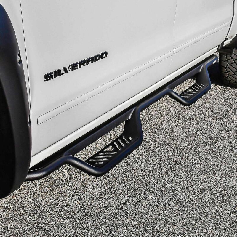 Westin 14-18 Chevrolet Silverado / GMC Sierra Crew Cab Outlaw Nerf Step Bars (Excl. Diesel) Nerf Bars Westin