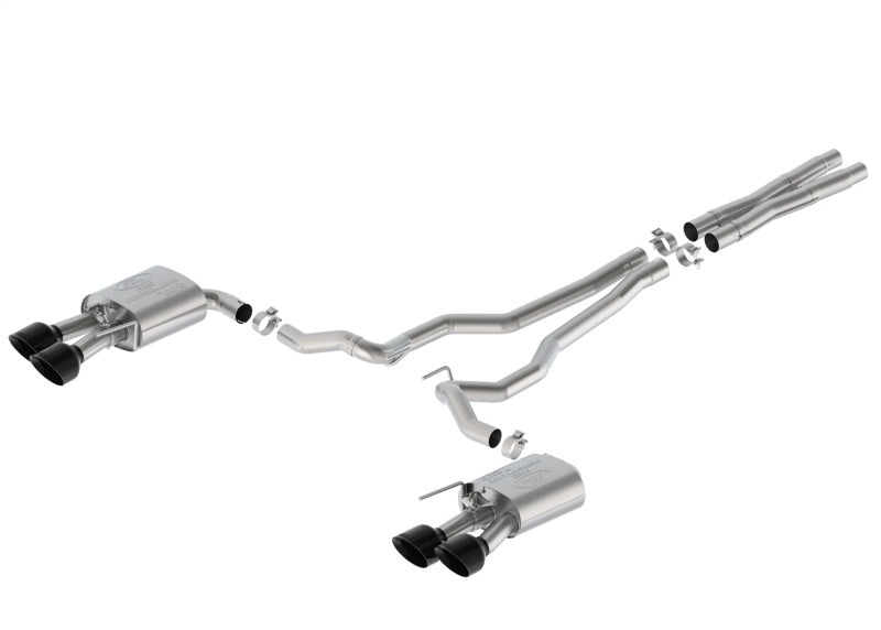 Ford Racing 2024 Mustang 5.0L GT Extreme Cat-Back Exhaust W/Valance - Black Tips Catback Ford Racing