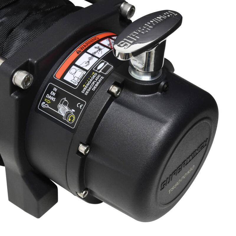 Superwinch 11500 LBS 12V DC 3/8in x 80ft Synthetic Rope Tiger Shark 11500 Winch Winches Superwinch